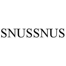 SNUSSNUS