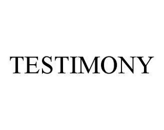 TESTIMONY