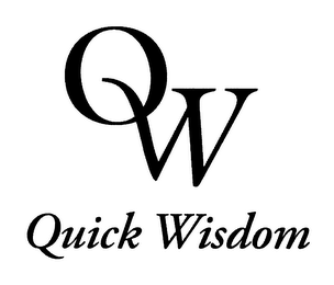 QW QUICK WISDOM