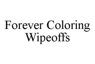 FOREVER COLORING WIPEOFFS