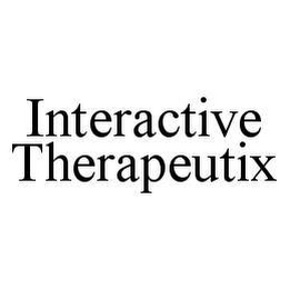 INTERACTIVE THERAPEUTIX