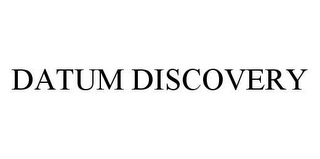 DATUM DISCOVERY