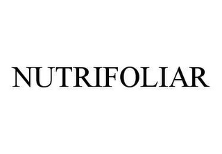 NUTRIFOLIAR