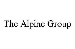 THE ALPINE GROUP