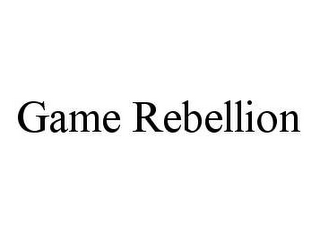 GAME REBELLION