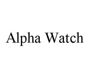 ALPHA WATCH