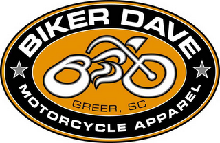 BIKER DAVE MOTORCYCLE APPAREL GREER, SC