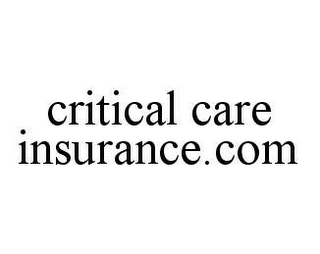 CRITICAL CARE INSURANCE.COM