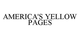 AMERICA'S YELLOW PAGES