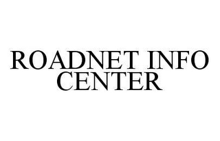 ROADNET INFO CENTER