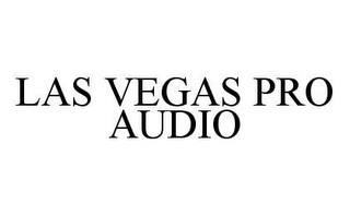 LAS VEGAS PRO AUDIO