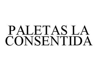 PALETAS LA CONSENTIDA