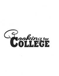 COOKING FOR COLLEGE