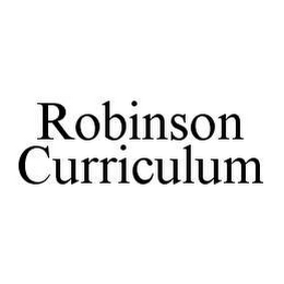 ROBINSON CURRICULUM