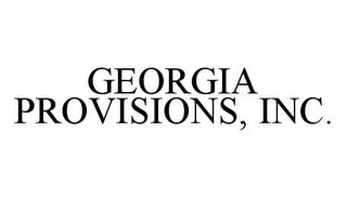 GEORGIA PROVISIONS, INC.