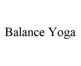 BALANCE YOGA