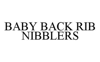 BABY BACK RIB NIBBLERS