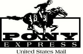 PONY EXPRESS UNITED STATES MAIL