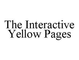 THE INTERACTIVE YELLOW PAGES