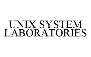 UNIX SYSTEM LABORATORIES