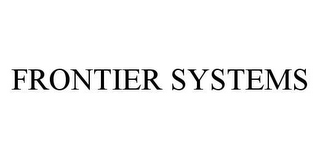 FRONTIER SYSTEMS