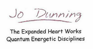 JO DUNNING THE EXPANDED HEART WORKS QUANTUM ENERGETIC DISCIPLINES DIAMOND LIGHT CONNECTION