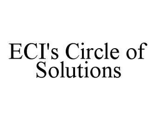 ECI'S CIRCLE OF SOLUTIONS