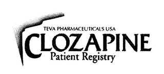 TEVA PHARMACEUTICALS USA CLOZAPINE PATIENT REGISTRY