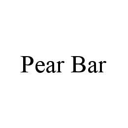 PEAR BAR