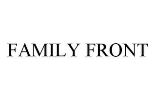 FAMILY FRONT