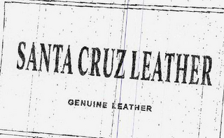 SANTA CRUZ LEATHER GENUINE LEATHER