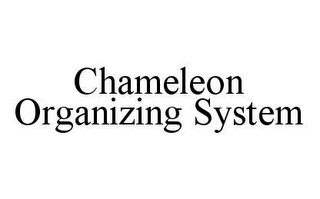 CHAMELEON ORGANIZING SYSTEM