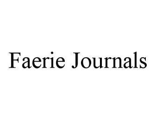 FAERIE JOURNALS