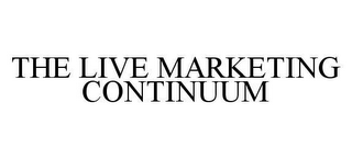 THE LIVE MARKETING CONTINUUM