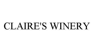 CLAIRE'S WINERY