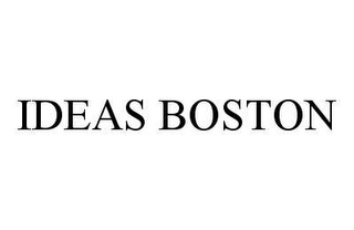 IDEAS BOSTON