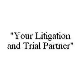 "YOUR LITIGATION AND TRIAL PARTNER"