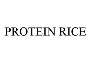 PROTEIN RICE