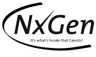 NXGEN IT'S WHAT'S INSIDE THAT COUNTS!