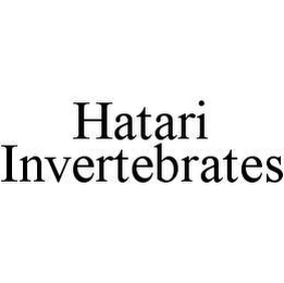 HATARI INVERTEBRATES