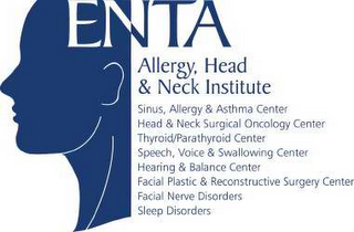 ENTA ALLERGY, HEAD & NECK INSTITUTE SINUS, ALLERGY & ASTHMA CENTER HEAD & NECK SURGICAL ONCOLOGY CENTER THYROID/PARATHYROID CENTER SPEECH, VOICE & SWALLOWING CENTER HEARING & BALANCE CENTER FACIAL PLASTIC & RECONSTRUCTIVE SURGERY CENTER FACIAL NERVE DISORDERS SLEEP DISORDERS