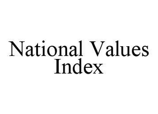 NATIONAL VALUES INDEX