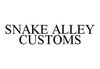 SNAKE ALLEY CUSTOMS