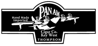 PAN AM CIGAR CO. KEY WEST THOMPSON HAND MADE IMPORTED