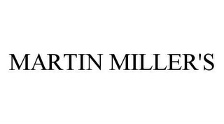 MARTIN MILLER'S