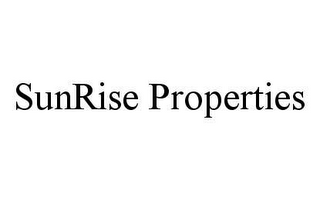 SUNRISE PROPERTIES