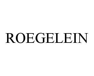 ROEGELEIN