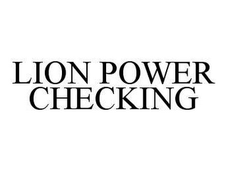 LION POWER CHECKING