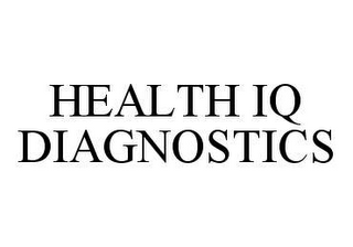 HEALTH IQ DIAGNOSTICS