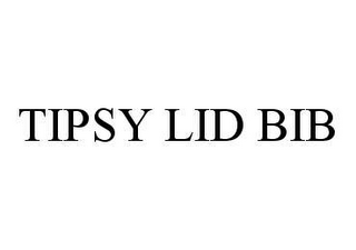 TIPSY LID BIB